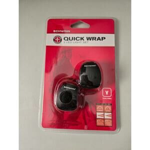 Schwinn Quick Wrap 2 LED Light Set - White & Red - NEW